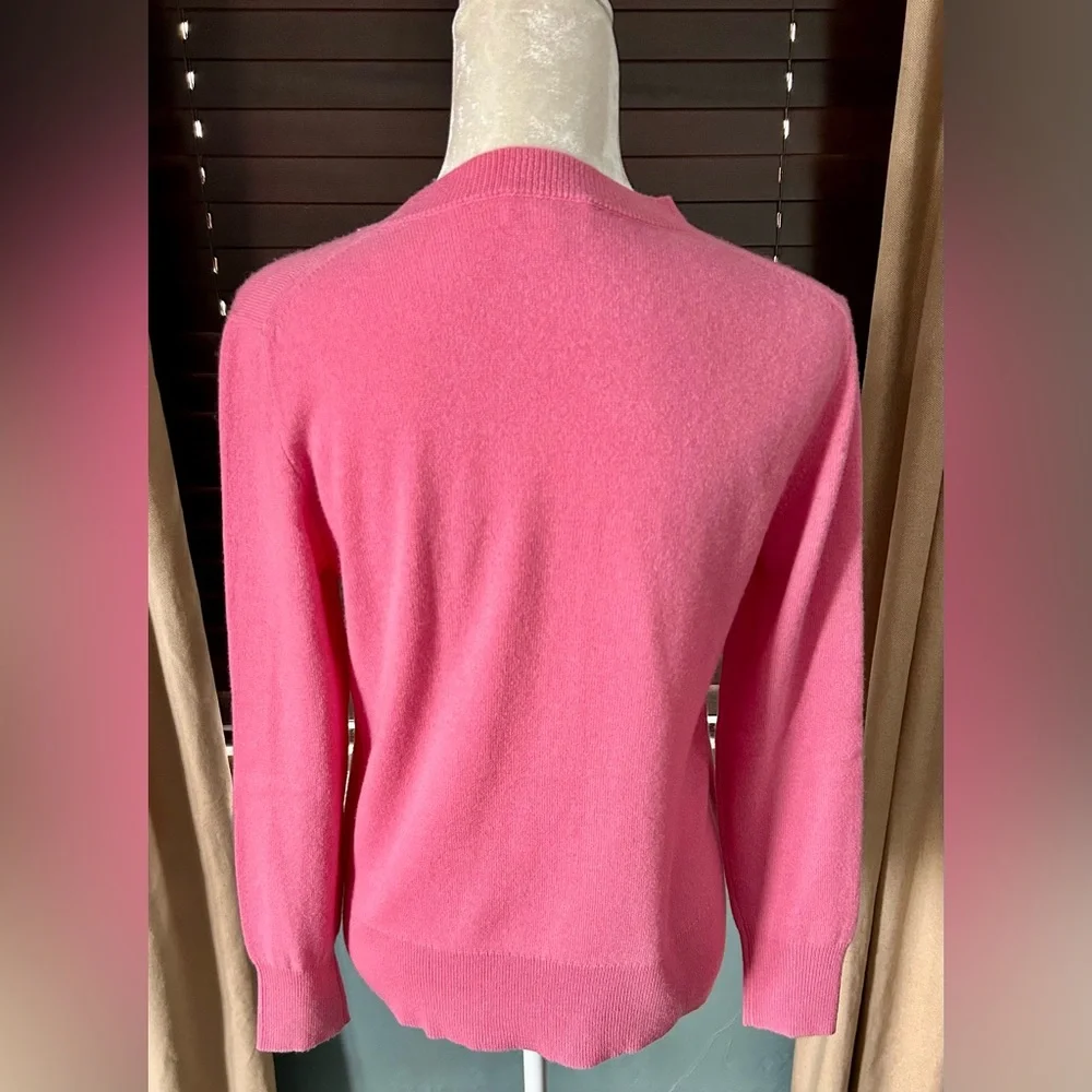 J. Crew 100% Cashmere Peace Sign Sweater❤️ - Picture 3 of 5